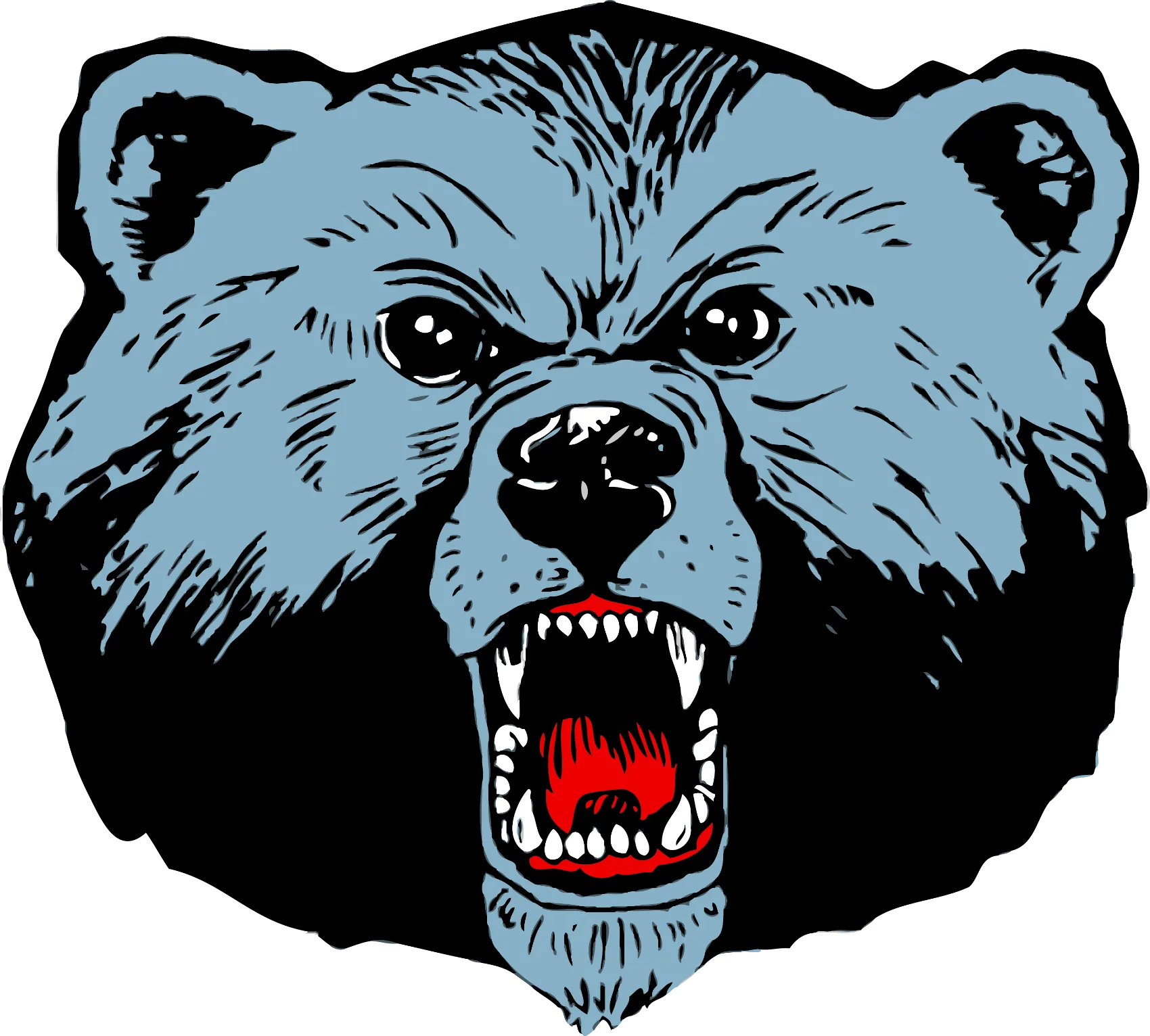 Bear head logo
